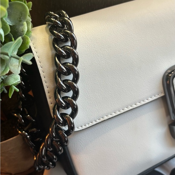 Authentic MARC JACOB Bicolor leather magnetic flap 2 straps shoulder/Crosby - Picture 13 of 16